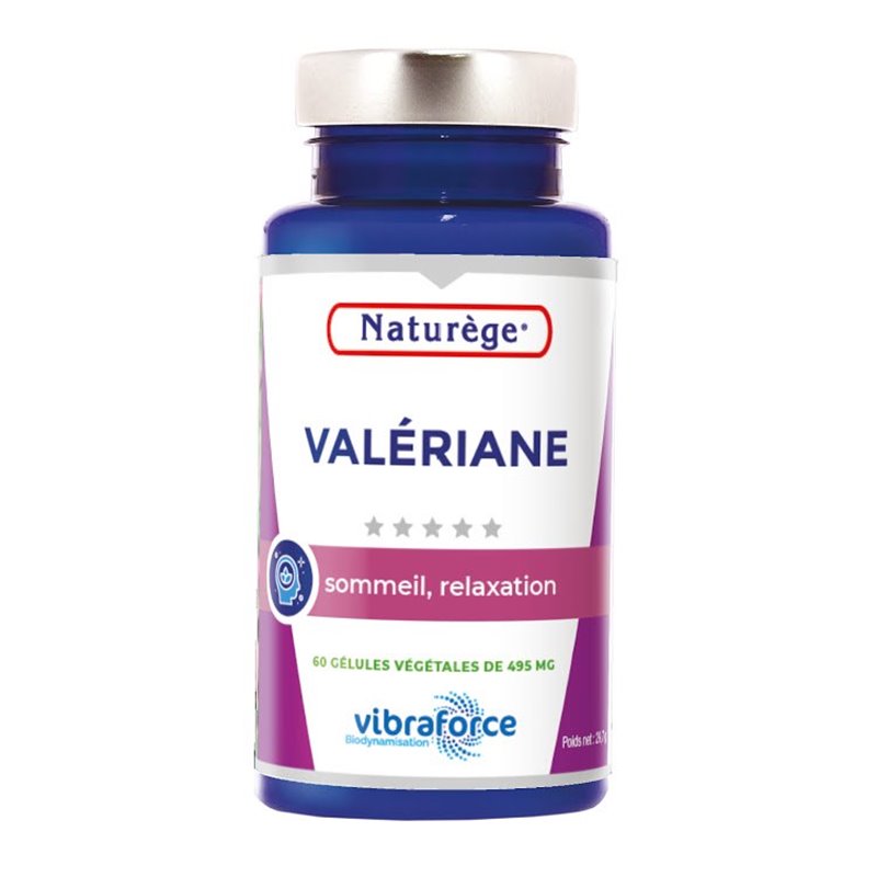 Valériane - 60 Gélules Végétales de 495 mg - Naturège Laboratoire