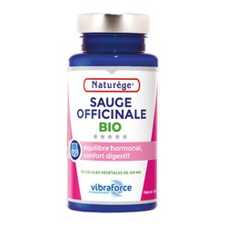 Sauge Officinale - 60 Gélules Végétales de 415 mg - Naturège Laboratoire
