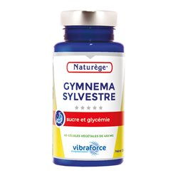 Gymnena Sylvestre - 60 Gélules Végétales de 455 mg - Naturège Laboratoire