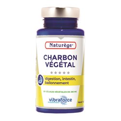 Charbon végétal activé - 60 gélules - Naturège Labratoire