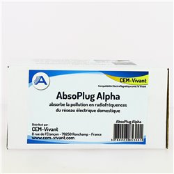 Absoplug ALPHA (NeutraLinK) Absoplug ALPHA 2020 - CEM vivant - CMO - ondes électro-magnétiques -  ABSO PLUG ALPHA + - Vivre Bio
