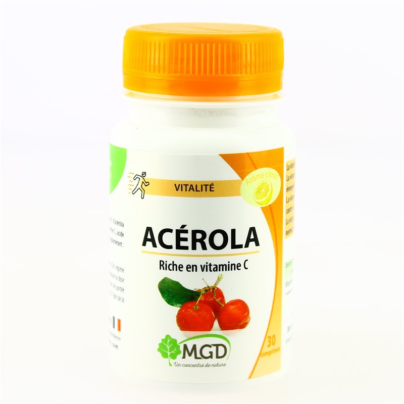Acérola Citron - Vitamine C- 30 comprimés - MGD