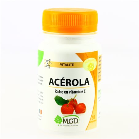 Acérola Citron - Vitamine C- 30 comprimés - MGD