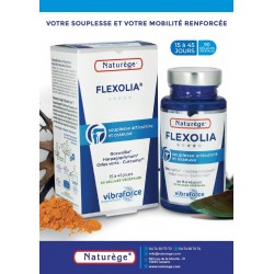 Flexolia - Confort articulaire - 90 Gélules Végétales- Naturège Vibra