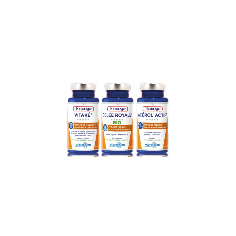 Pack Immunité 3 piluliersx90 gélules - Défenses immunitaires - Naturège Laboratoire