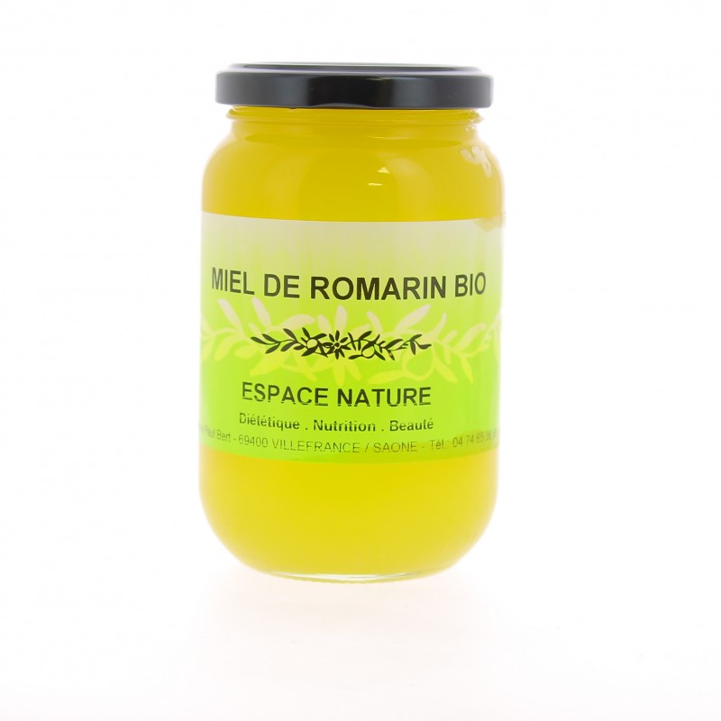 Miel Romarin Bio- Pot  500 grammes - Espace Nature
