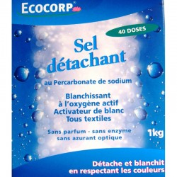 Sel détachant au Percarbonate de sodium - 1 kg - 40 doses - Ecocorp