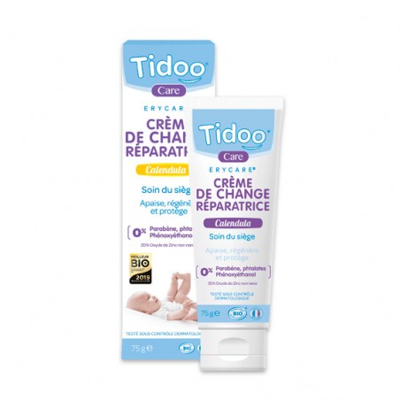 Crème de change réparatrice au Calendula Bio - 75g - Tidoo