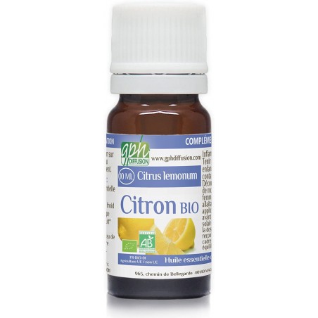 Huile Essentielle de Citron Bio - 10 ml - GPH