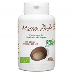 Marron d'Inde Bio - Circulation - 200 gélules végétales 250mg - GPH Diffusion