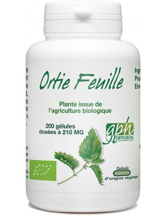 Ortie Feuille Bio - 200 Gélules - GPH