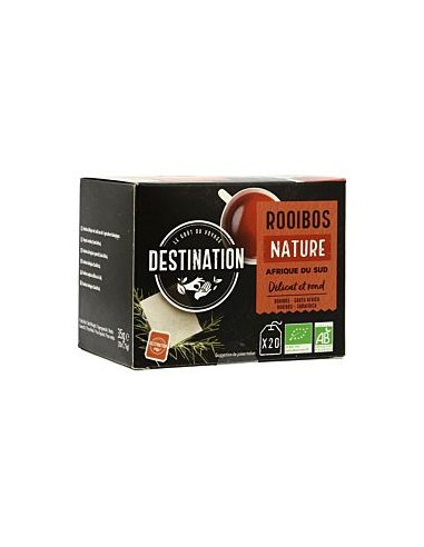 Thé Rooibos Bio Afrique du Sud - 20 infusettes - Destination Premium