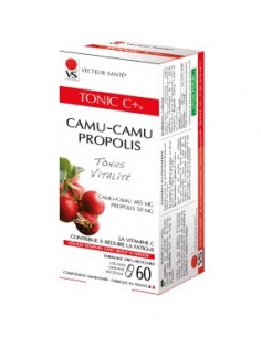 Tonic C+ Camu-Camu Propolis - 60 Gélules Végétales - Vecteur Santé