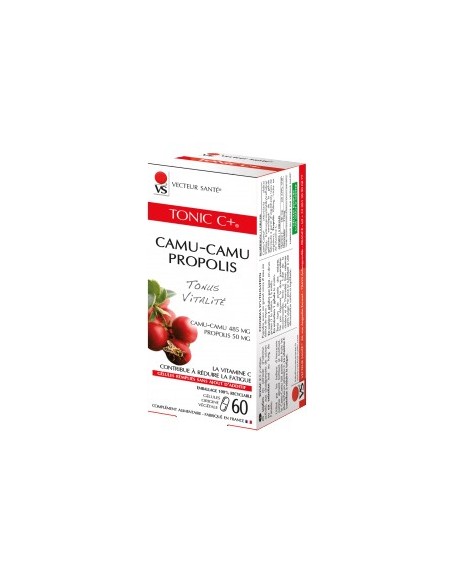 Tonic C+ Camu-Camu Propolis - 60 Gélules Végétales - Vecteur Santé