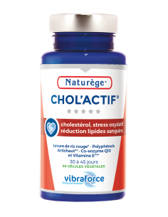 Chol'actif - 90 Gélules Végétales de 495 mg - Naturège Laboratoire