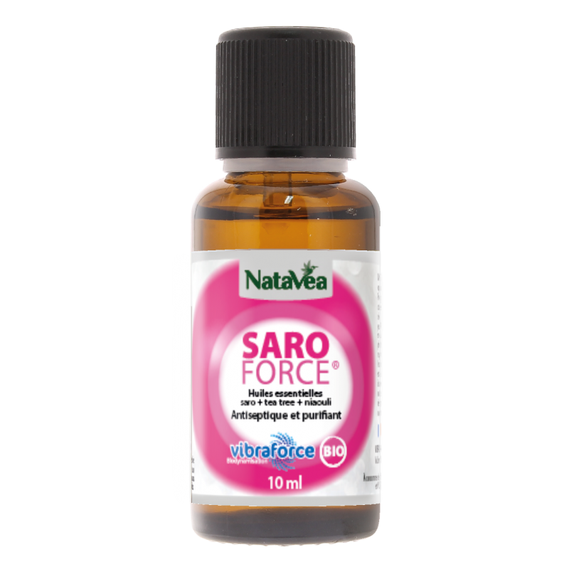 Saro Force synergie d'huiles essentielles (saro, tea tree, niaouli) - 10 ml - NataVéa