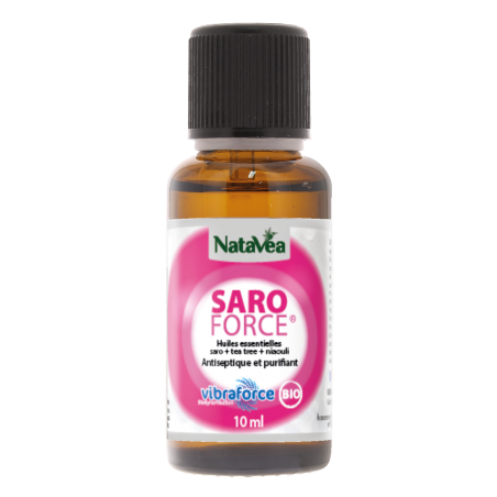 Saro Force synergie d'huiles essentielles (saro, tea tree, niaouli) - 10 ml - NataVéa