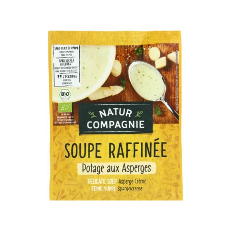 Soupe raffinée Potage aux asperges - 40g soit 2 portions - Natur Compagnie