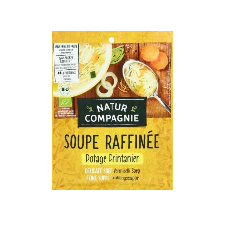 Soupe raffinée Potage Printanier - 37g soit 2 portions - Natur Compagnie