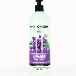 Shampoing Douche Lavande Relaxante Famille - 750ml - Phytonorm