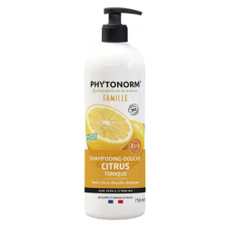 Shampoing Douche Citrus Tonique - 750 ml - Phytonorm