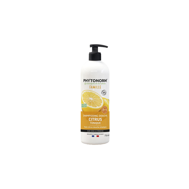 Shampoing Douche Citrus Tonique - 750 ml - Phytonorm