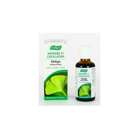 Ginkgo - Extrait Plante Fraiche - 50 ml - A.Vogel