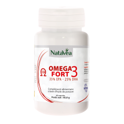 Omega 3 Fort 35% EPA 25% DHA - 60 capsules - NataVéa