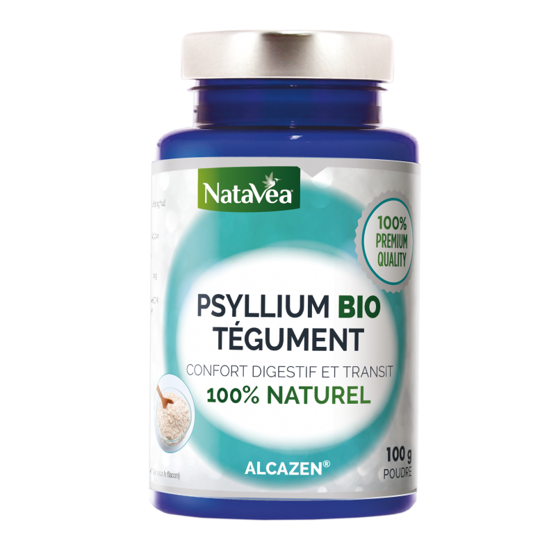 Alcazen Psyllium Bio Téguments - 100g - NataVéa