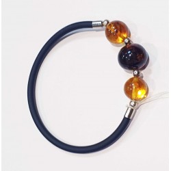 Bracelet ambre boules - Bijou en Ambre - Magnétique Vibration