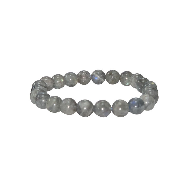 Bracelet Labradorite, œil tigre, tourmaline - pierres de 8mm - Bijou de Lithothérapie - Magnétique Vibration