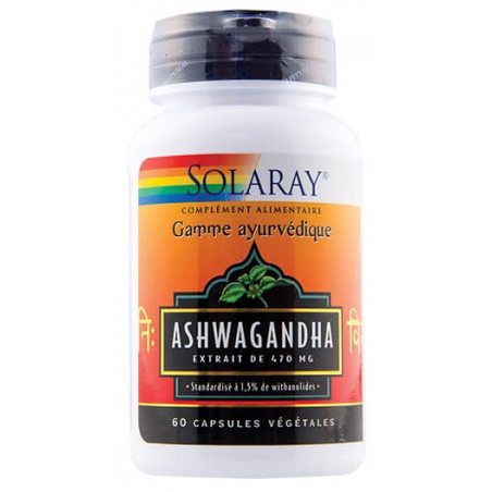 Ashwagandha - 60 gélules - Solaray