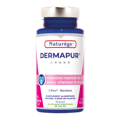 Dermapur - Pilulier 90 Gélules Végétales - Naturège Laboratoire