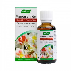 Marron d'inde - Extrait Plante Fraiche - Mémoire & Circulation- 50 ml - A.Vogel