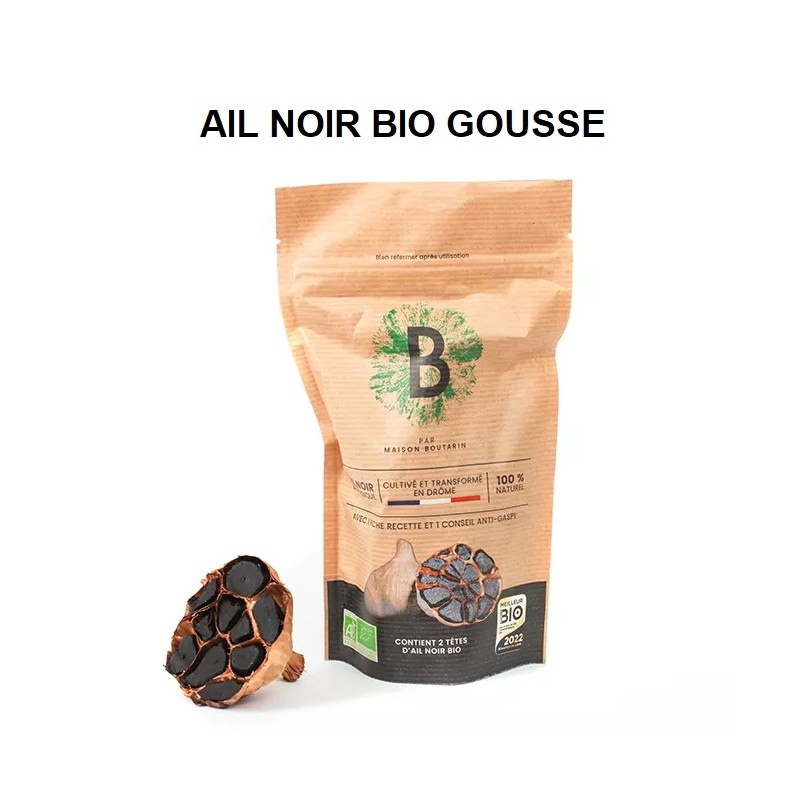 Ail Noir Bio - Gousse entière - Maison Boutarin - 120 g