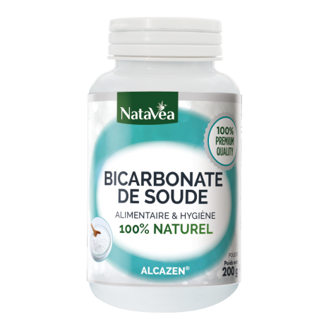 Alcazen Bicarbonate de soude - Alimentaire & Hygiène - 200 g - NataVéa