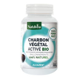 Alcazen Charbon végétal activé Bio - 100g - Natavea