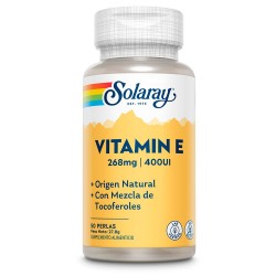 Vitamine E 400 UI/ 268 mg - 50 Gélules - Solaray