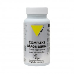 Complexe Magnesium + Vitamine B6 - 60 gélules végétales - Vit'all +