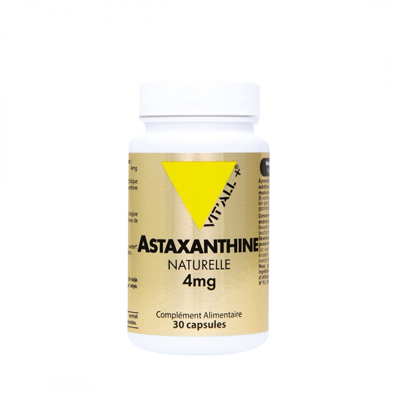 Astaxanthine Naturelle 4 mg - 30 capsules - Vitalplus