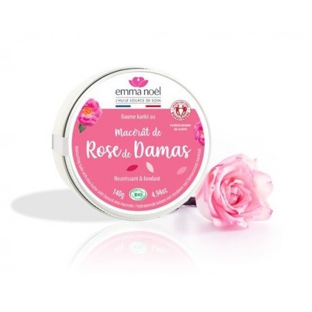 Beurre karité au macérât de rose de Damas - 140 g - emma noël