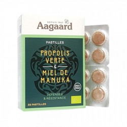 Pastilles Propolis verte au miel de manuka - 36 pastilles - Aagaard