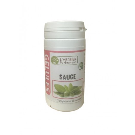 Gélules Sauge - 90 gélules végétales - Herbier de Gascogne