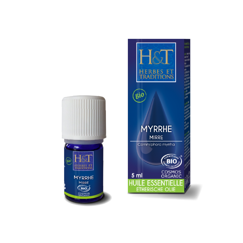 Huile essentielle Myrrhe bio - Flacon 5 ml - Herbes et Traditions