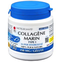 Collagène marin gélules - 90 Gélules - Vecteur Santé