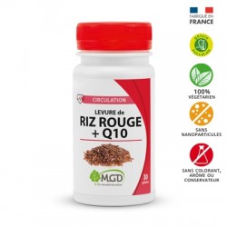 Levure riz rouge + Q10 - 30 gélules - MGD