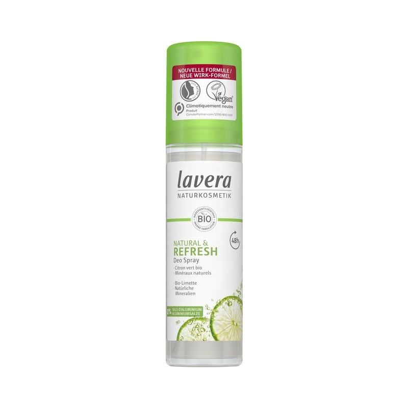Déo spray Bio Naturel et Fraicheur - 75 ml - Lavera