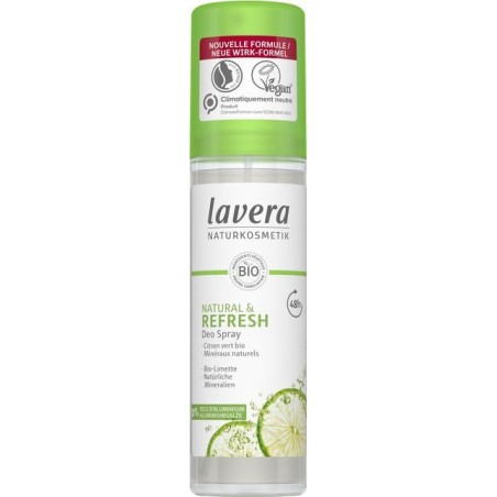 Déo spray Bio Naturel et Fraicheur - 75 ml - Lavera