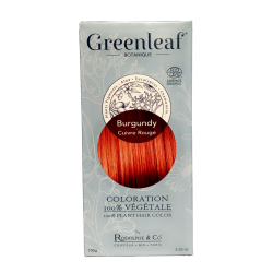 Greenleaf Coloration 100% Biologique 100 g - Burgundy