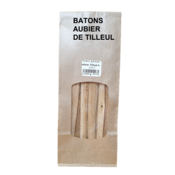 Bâtons Aubier Tilleul Bio - Sachet 200 g -  Drainage & Détox - Herboristerie